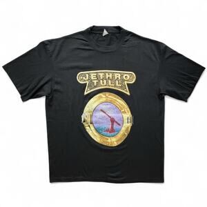 Vintage Jethro Tull Rock Island Ocean Porthole 80s Band Tee TShirt Single Stitch
